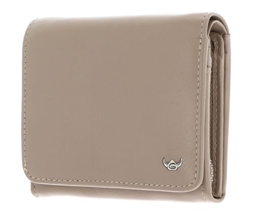 Golden Head Madrid RFID Protect Zipped Billfold Coin Wallet Taupe von Golden Head