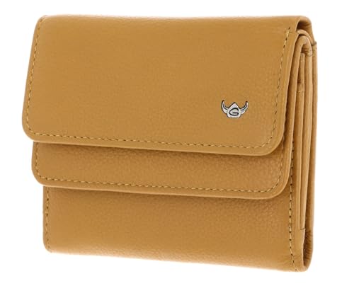 Golden Head Madrid RFID Protect Billfold Coin Wallet with Front Flap Snap Closure Gamboge von Golden Head