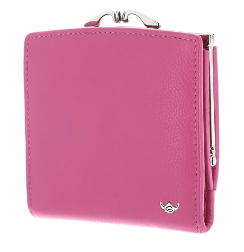 Golden Head Madrid RFID Protect French Coin Purse Wallet Fuchsia von Golden Head