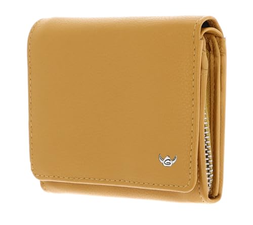 Golden Head Madrid RFID Protect Zipped Billfold Coin Wallet Gamboge von Golden Head