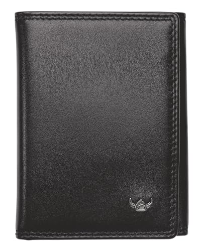 Golden Head Polo RFID Protect Petite Billfold Coin Wallet Black von Golden Head