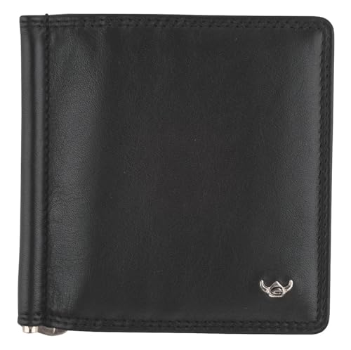 Golden Head Polo - Geldbörse mit Geldscheinklammer 3cc 10 cm RFID Black von Golden Head