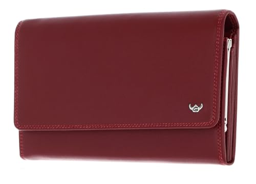 Golden Head Polo RFID Protect French Coin Purse Wallet Red von Golden Head