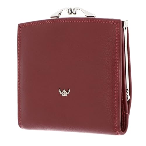 Golden Head Polo RFID Protect French Coin Purse Wallet Red von Golden Head