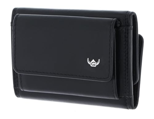 Golden Head Polo RFID Protect Petite Billfold Coin Wallet Black von Golden Head