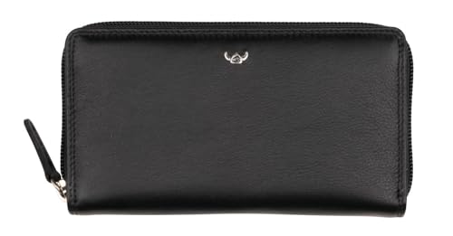 Golden Head Polo Zip Around Wallet Black von Golden Head