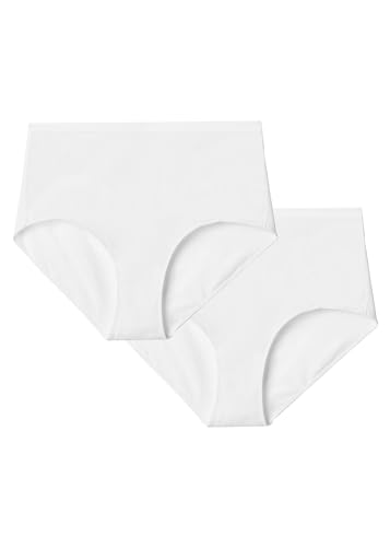Golden Lady Damen 2 Slip MIDI VITA ALTA Hipster-Höschen, Bianco, XL (2er Pack) von Golden Lady