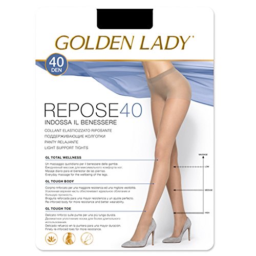 GOLDEN LADY Repose Repose Strumpfhose 40 Den schwarz Größe XL 36 g - 300 g von Golden Lady