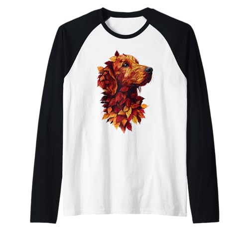 Golden Retriever Herbstlaub Herbst Naturliebhaber Hund Mama Raglan Golden Retriever Herbstlaub Herbst Naturliebhaber Hund Mama Raglan von Golden Retriever Autumn Leaves - Fall Gifts