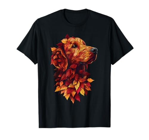 Golden Retriever Herbstlaub Herbst Naturliebhaber Hund Mama T-Shirt Golden Retriever Herbstlaub Herbst Naturliebhaber Hund Mama T-Shirt von Golden Retriever Autumn Leaves - Fall Gifts