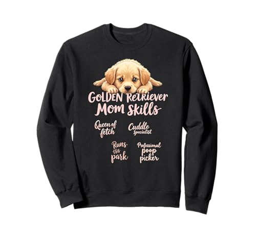 Lustiges Golden Retriever Mom Dog Retriever Mama Humor Zitat Sweatshirt von Golden Retriever Fun Designs