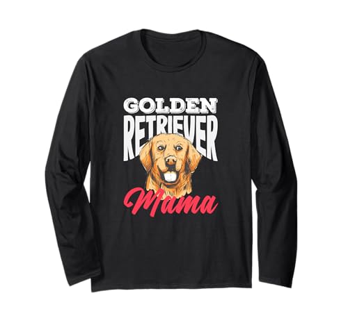Golden Retriever Mama Lustiger Hunde Spruch Design Langarmshirt Golden Retriever Mama Lustiger Hunde Spruch Design Langarmshirt von Golden Retriever Fun Hundesprüche