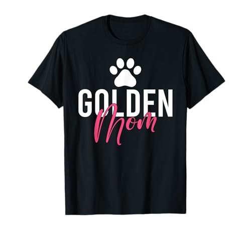 Golden Mom Golden Retriever Mama T-Shirt von Golden Retriever Gifts