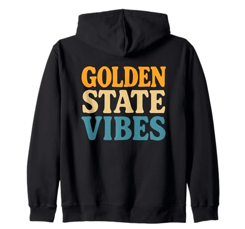 Golden State Vibes Retro California Shirt Herren Damen Teenager Kapuzenjacke Golden State Vibes Retro California Shirt Herren Damen Teenager Kapuzenjacke von Golden State Retro Travel Surf Adventure Shirts