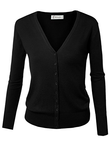 Gothden Damen Basic Strickjacke Spring Button Down Strickjacken Stricken Cardigan von Gothden