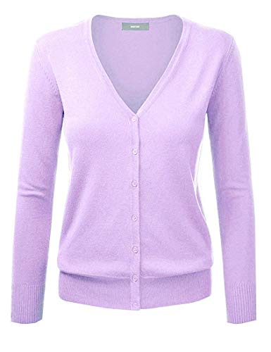 Gothden Damen Basic Strickjacke Spring Button Down Strickjacken Stricken Cardigan von Gothden