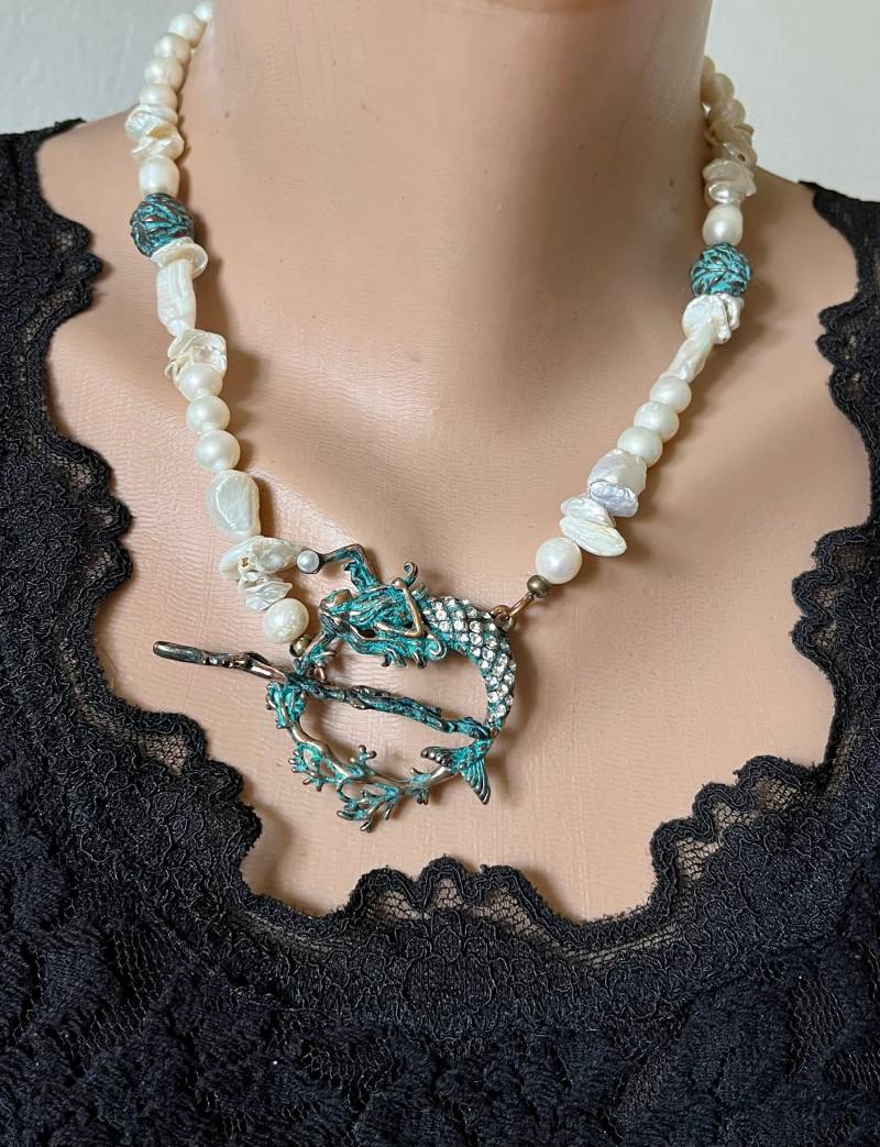 Meerjungfrau Design Kette Meerjungfrau Design Kette von GoldenCityJewels