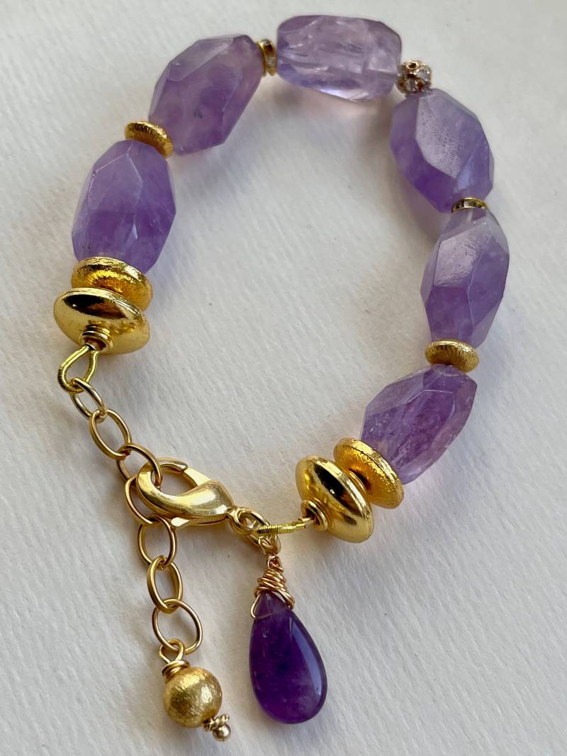 Fabelhaftes Amethyst Armband Fabelhaftes Amethyst Armband von GoldenCityJewels