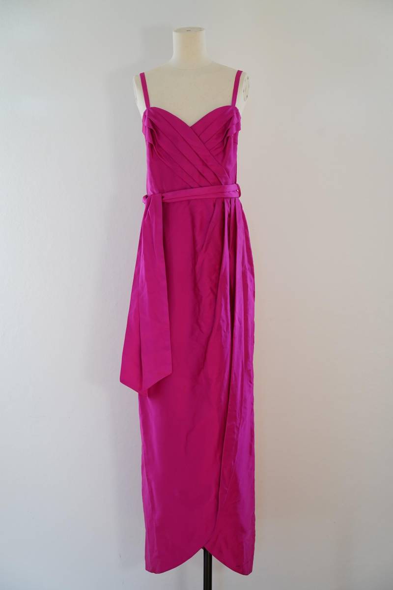 1980S Vera Mont Kleid, Vintage Rosa Fuchsia Magenta Cocktail Party Abendkleid von GoldenGirlClothing