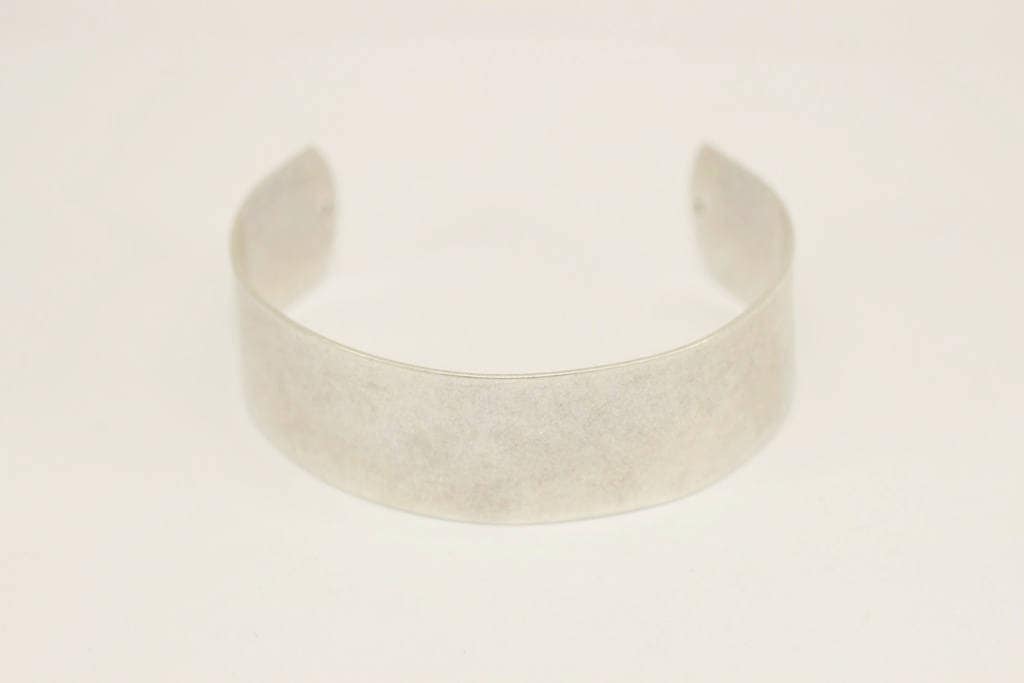 Handgemachtes Breites 20 Mm Matt Silber Armband Armreif, Blank, Manschettenarmband, Handgemachter Brem Handgemachtes Breites 20 Mm Matt Silber Armband Armreif, Blank, Manschettenarmband, Handgemachter Brem von GoldenHornSupplies