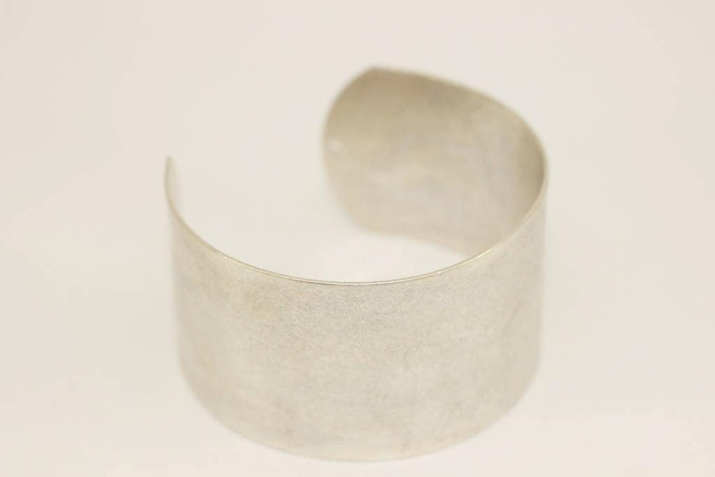 Handgemachtes Breites 35 Mm Matt Silber Armband Armreif Blank, Manschettenarmband, Handgefertigtes Armreif, Brem Handgemachtes Breites 35 Mm Matt Silber Armband Armreif Blank, Manschettenarmband, Handgefertigtes Armreif, Brem von GoldenHornSupplies