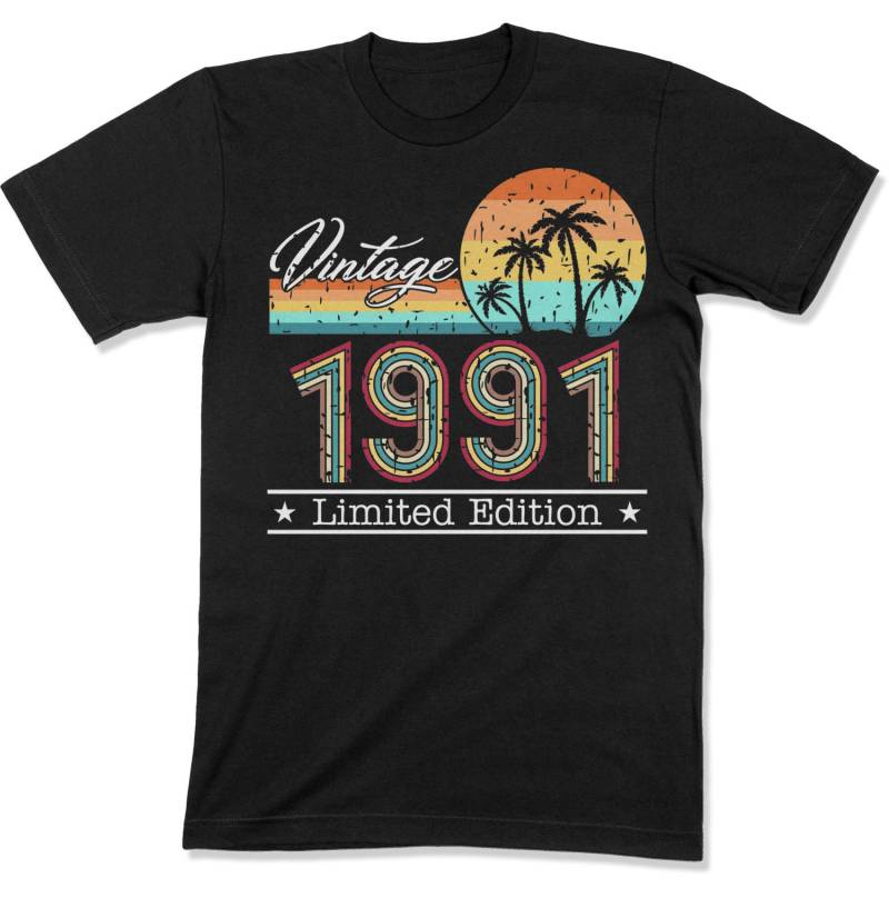 30. Geburtstag Tshirt Vintage Seit 1991 Maßgeschneiderte Geburtstagsgeschenke Für Bruder Ihn Benutzerdefinierte T Shirt Bday Geschenk Herren Damen von GoldenStarTees
