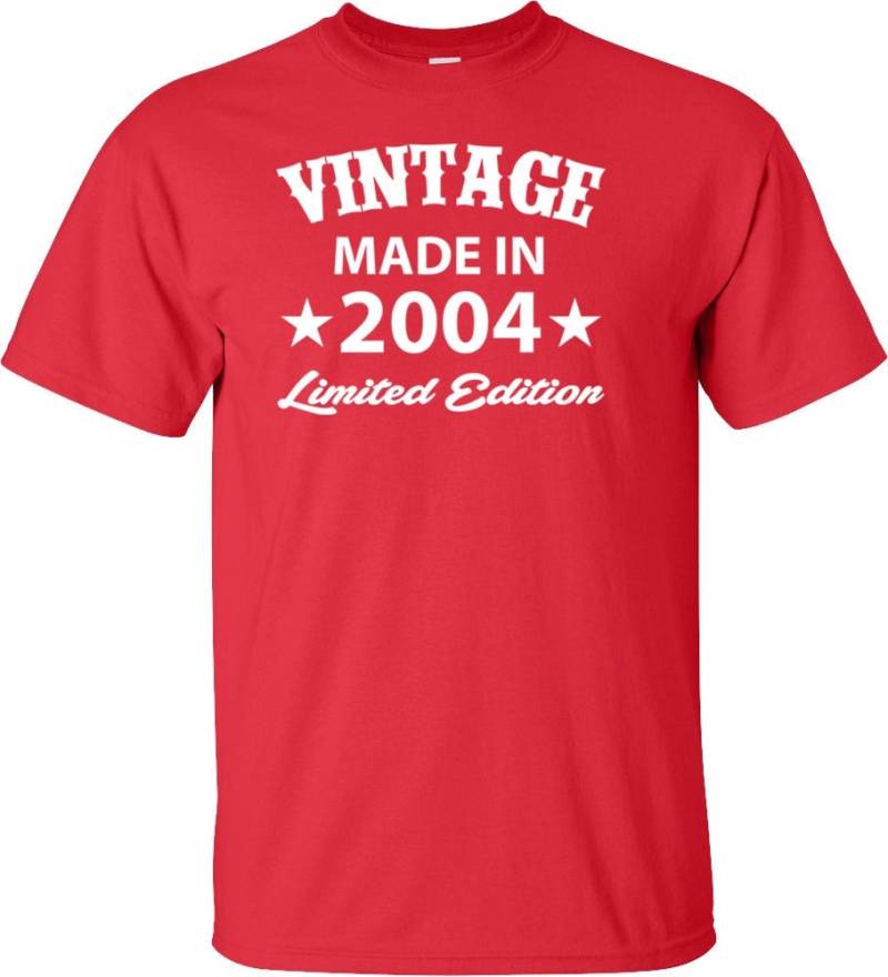 Made in 2004 | Individualisiere Jedes Jahr 18. Geburtstag T-Shirt Geburtstagsgeschenk 18 Jahre Alte Geschenke Zum Top Teenager Herren Damen Unisex von GoldenStarTees