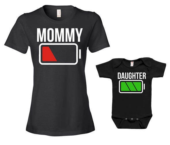 Mutter Und Tochter Passende Outfits Mama Ich Kleidung Baby Geschenke Für Neue Geschenkideen Familie T-Shirts Body - Jm209-211 von GoldenStarTees