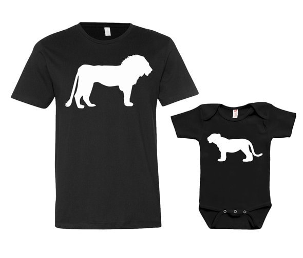 Papa Und Tochter Passende Outfits Vater Sohn T-Shirts Geschenke Passendes Set Baby Body - Jm166-167 von GoldenStarTees