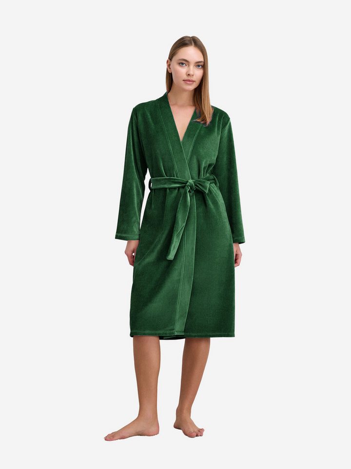 Goldenbay Bademantel Dandelion, Morgenmantel, Kapuzenmantel, Saunamantel von Goldenbay