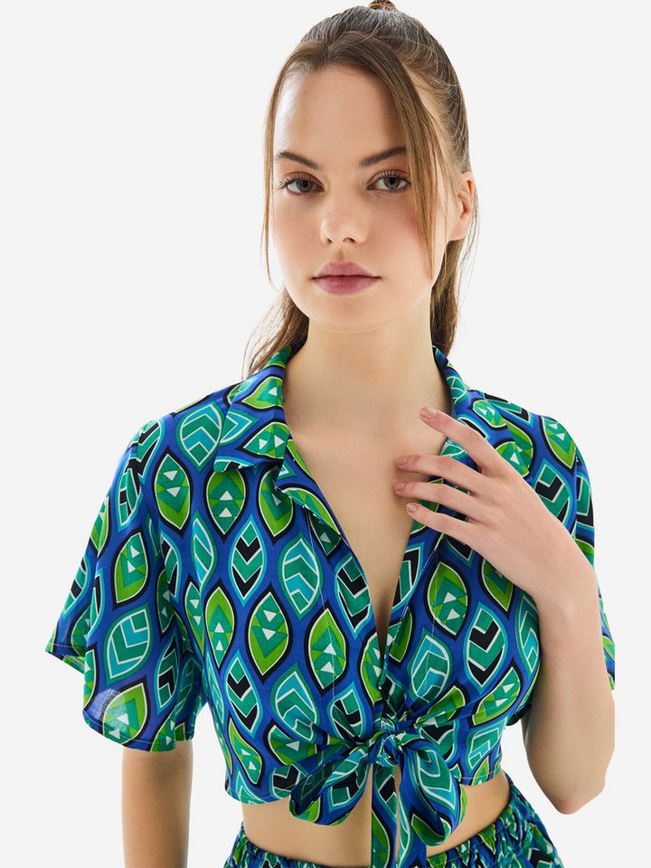 Goldenbay Hemdbluse Women's Shirt bluse longsleeve langarm von Goldenbay