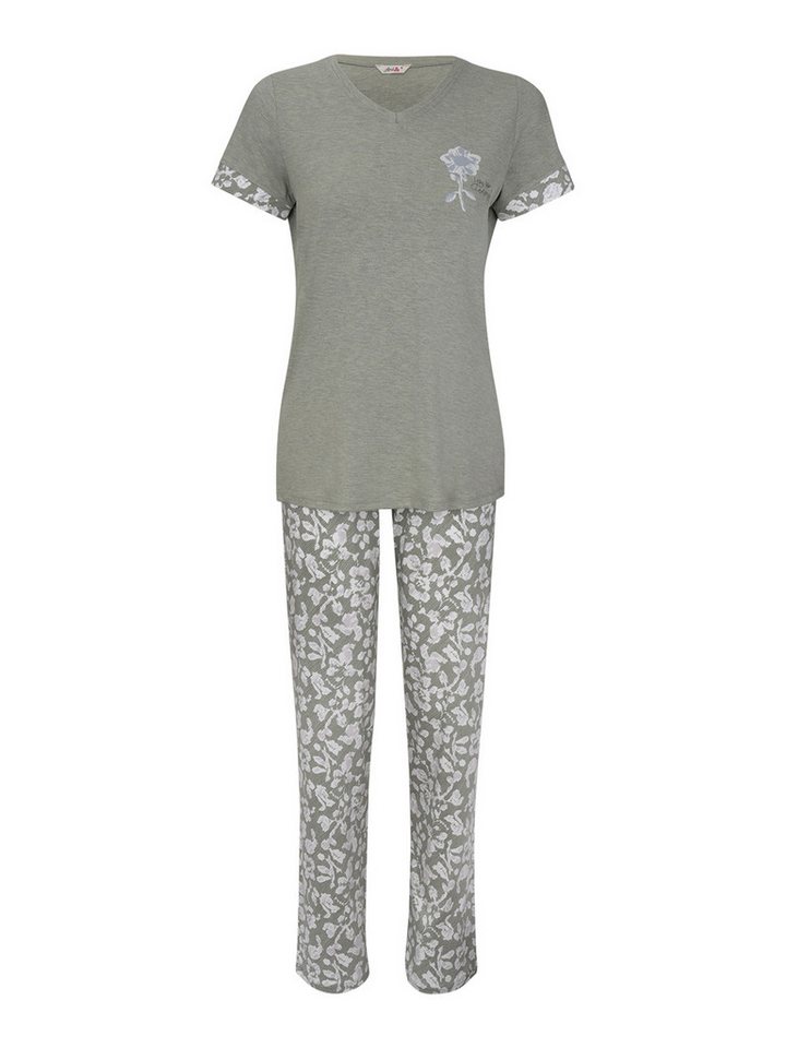 Goldenbay Pyjama Cosmos (2 tlg) schlafanzug schlafmode bequem von Goldenbay