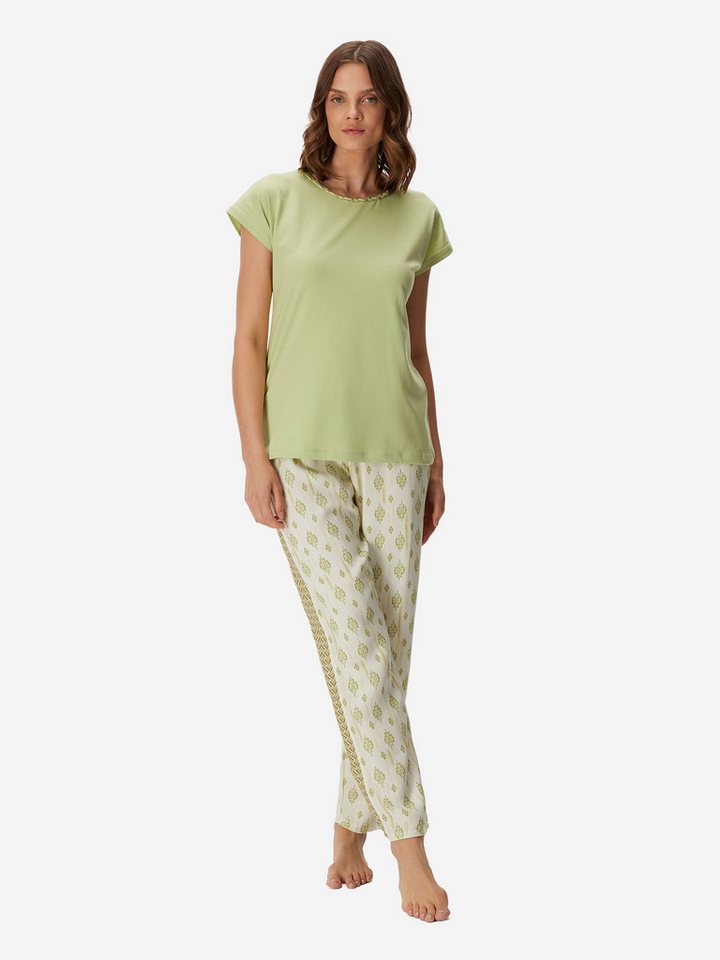 Goldenbay Pyjama Dahlia (2 tlg) schlafanzug schlafmode bequem von Goldenbay