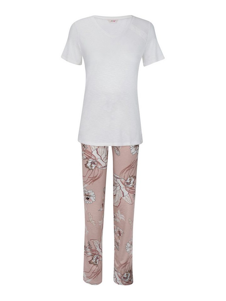 Goldenbay Pyjama Dianthus (2 tlg) schlafanzug schlafmode bequem von Goldenbay