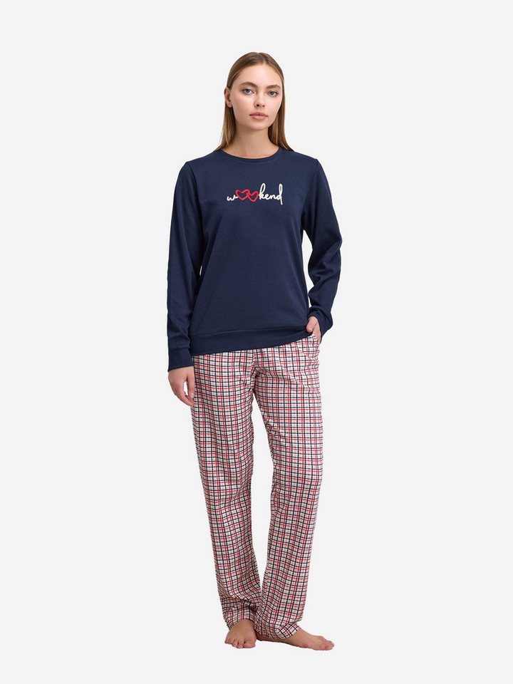 Goldenbay Pyjama Felicia (2 tlg) Schlafanzug, Pyjama Set, Nachtwäsche von Goldenbay