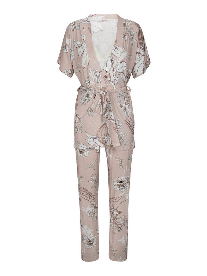 Goldenbay Pyjama Gown, Bralet & Pants Dianthus (2 tlg) loungewear pyjama nachthemd von Goldenbay