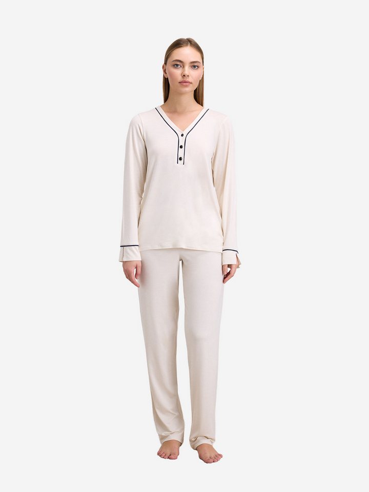 Goldenbay Pyjama Oleander (2 tlg) Schlafanzug, Pyjama Set, Nachtwäsche von Goldenbay