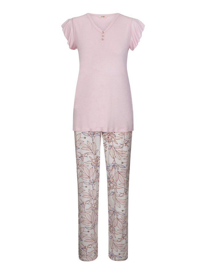 Goldenbay Pyjama Rose (2 tlg) schlafanzug schlafmode bequem von Goldenbay