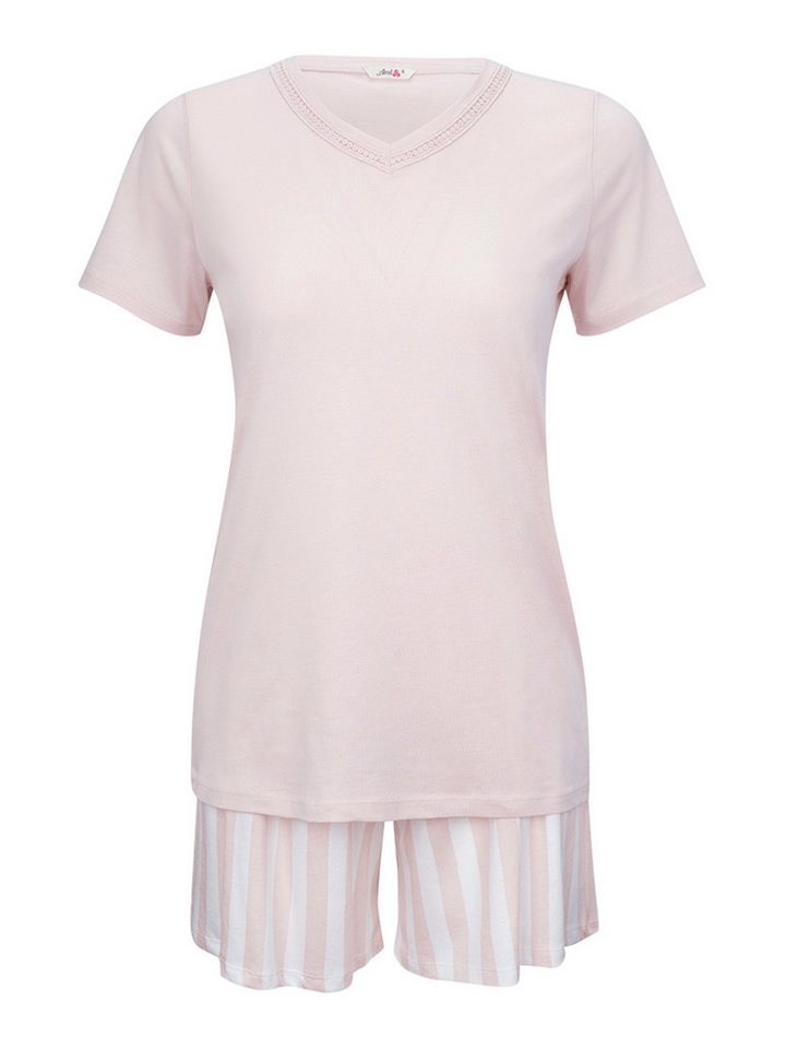 Goldenbay Shorty Blossom (2 tlg) leichter Schlafanzug Kurz von Goldenbay