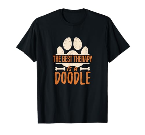 Die Beste Therapie Ist Ein Doodle Mama Hund Goldendoodle T-Shirt Die Beste Therapie Ist Ein Doodle Mama Hund Goldendoodle T-Shirt von Goldendoodle Geschenke Für Frauen