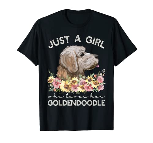 Nur ein Mädchen Goldendoodle T-Shirt von Goldendoodle Gifts