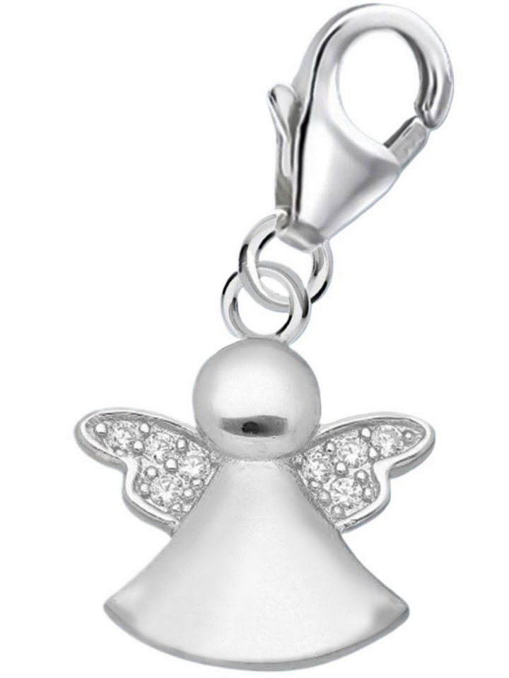 Goldene Hufeisen Charm Engel Zeitloser Schutz - Eleganter Engel Anhänger aus Echtsilber, 925 Sterling Silber, Hypoallergen von Goldene Hufeisen