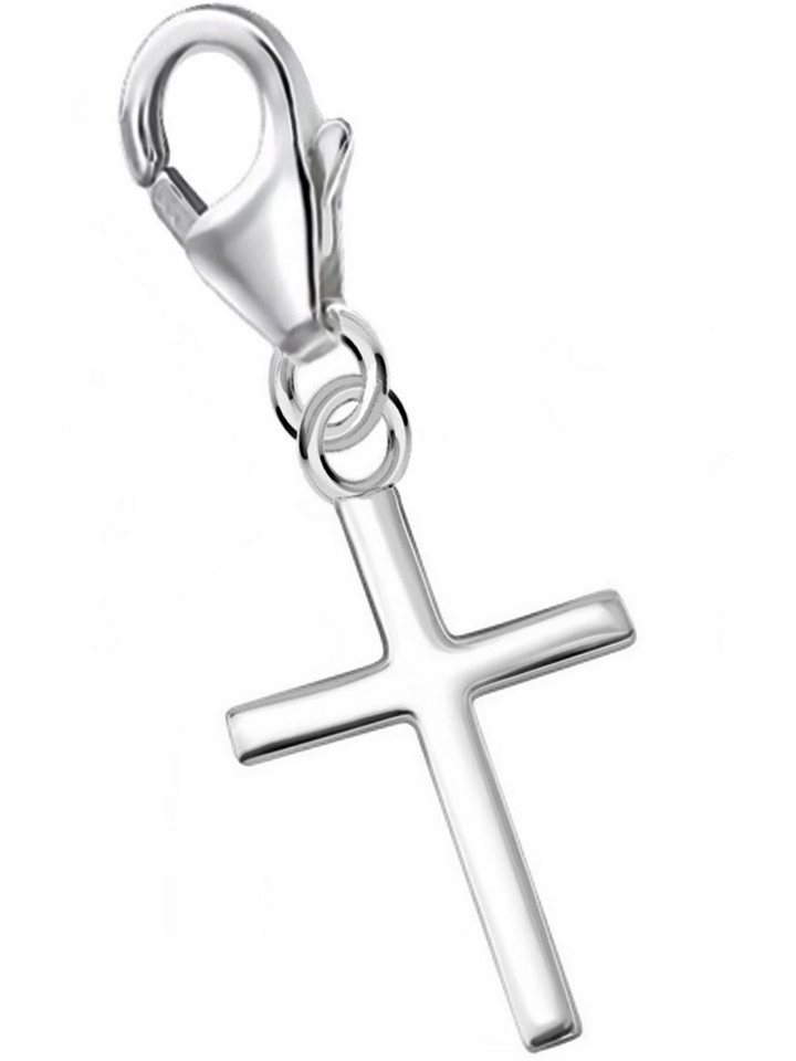 Goldene Hufeisen Charm Kreuz Kreuz Karabiner Charm Damen Herren Anhänger 925 Sterling-Silber von Goldene Hufeisen