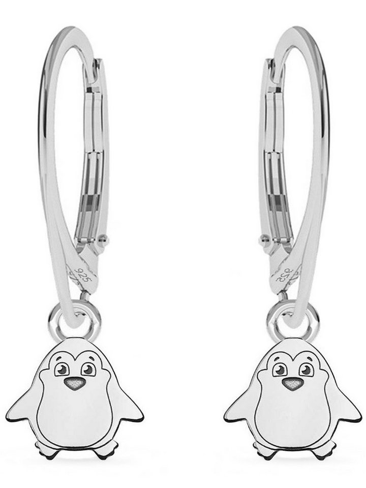 Goldene Hufeisen Ohrring-Set Niedliche Pinguin Ohrringe für Damen und Mädchen, 925 Silber (Sterlingsilber), Hypoallergen von Goldene Hufeisen