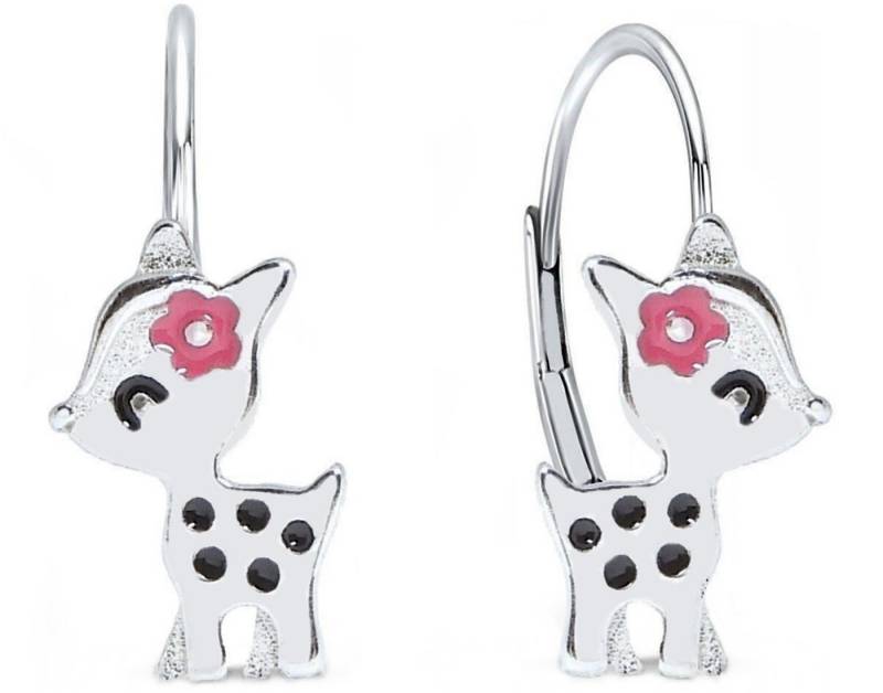 Goldene Hufeisen Ohrring-Set Magische Waldfreunde Süße Rehkitz Ohrringe für kleine Mädchen (inkl. Schmuckbox), 925 Silber (Sterlingsilber), Hypoallergen von Goldene Hufeisen