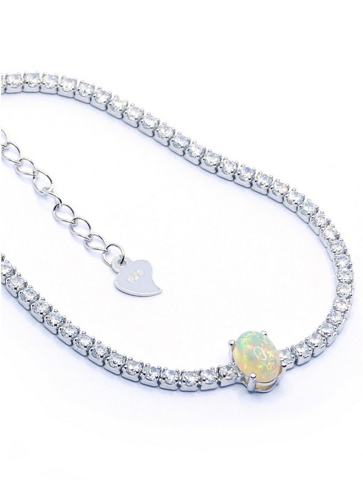 Goldene Hufeisen Silberarmband Natürliche Schönheit Edelopal Armband, 16281, Edelsteinschmuck für Damen Goldene Hufeisen Silberarmband Natürliche Schönheit Edelopal Armband, 16281, Edelsteinschmuck für Damen von Goldene Hufeisen