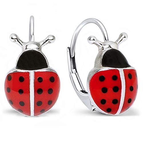 Marienkäfer Brisur Mädchen Ohrringe 925 Sterling-Silber Damen Kinder Ohrstecker Marienkäfer Brisur Mädchen Ohrringe 925 Sterling-Silber Damen Kinder Ohrstecker von Goldene Hufeisen