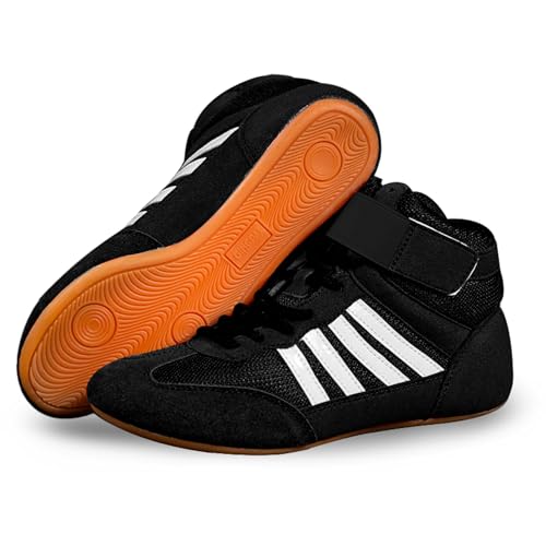 Boxschuhe,Unisex Boxing Shoe,Wrestling Schuhe,Kampfsport ringerschuhe,atmungsaktive,3 Farben,Größe 35-46,rutschfest,Bequem,Verschleißfest,Für Männer,Frauen,Jugend,Sanda,Taekwondo von GoldeneAmeisen