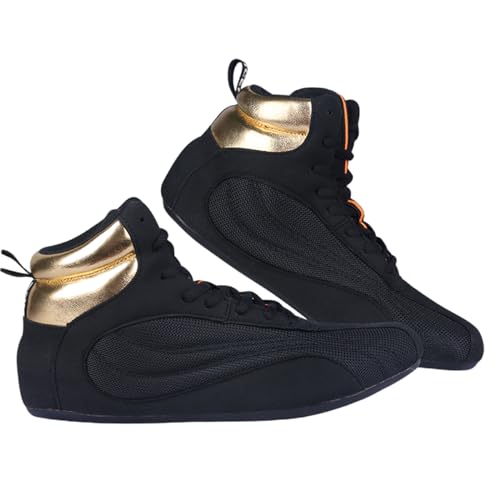 Boxschuhe Herren,Ringerschuhe Herren,Leichter Boxschuhe,Leicht Und Bequem,Bequem,Stabil Und Flexibel,Bequem,Stabil,Geeignet FüR Kickboxen,Sport,Boxen,Training,Kinder,Erwachsene,Jugendliche von GoldeneAmeisen