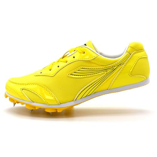 GoldeneAmeisen Leichtathletik Spike Schuhe,Athletik Spike Schuhe,Weitsprung-Leichtathletikschuhe,Track Spike Schuhe,Unisex,Atmungsaktive Leichte,rutschfeste,Laufschuhe,Für Test,Kinder,Herren,Damen von GoldeneAmeisen